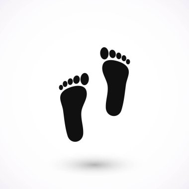 Ayak vektör simgesi