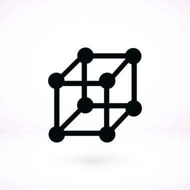  küp simge vektörü