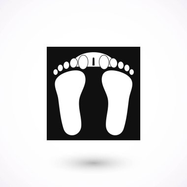 ayak izleri simge vektör