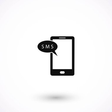 Akıllı telefon sms simgesi