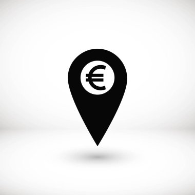 İşaret konum simgesini Euro simgesi