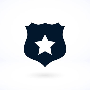 Kalkan işareti vektör simgesi