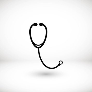 stetoskop simge vektör