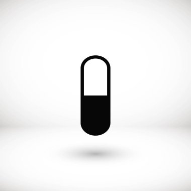 Kapsül Vektör Simgesi