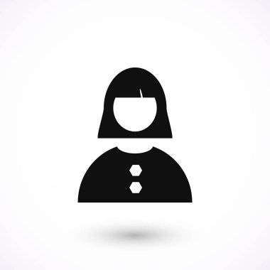 kadın simge vektör