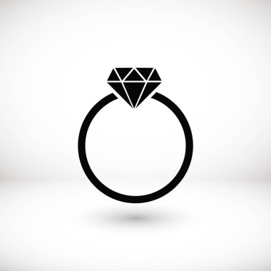 Yüzük simge vektör