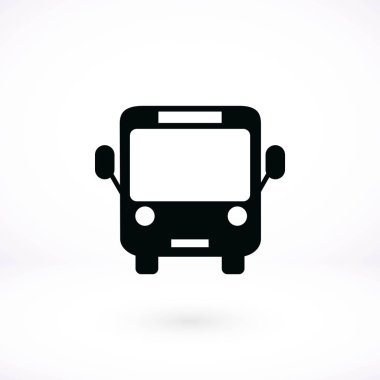 otobüs simge vektör