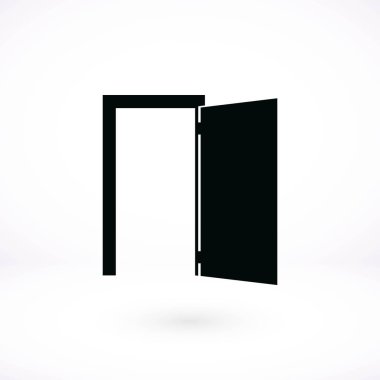 Kapı simge vektör