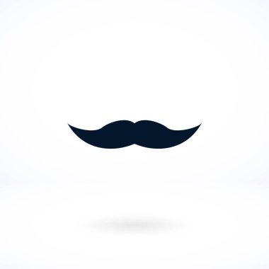 Bıyık simge vektör