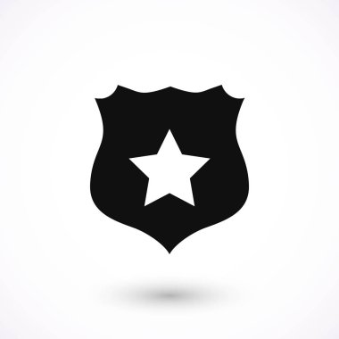 Kalkan işareti vektör simgesi