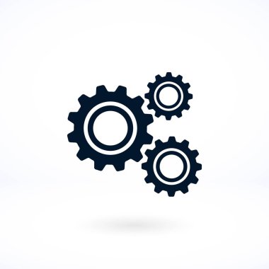 dişli simge vektör