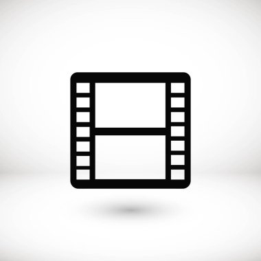 film film şeridi vektör simgesi