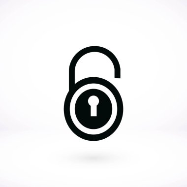 Kilit simge vektör