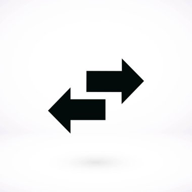 Geri dönüşüm vektör simgesi