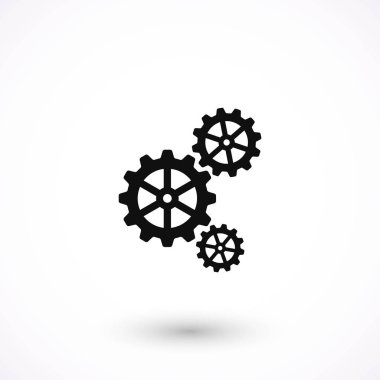 dişli simge vektör