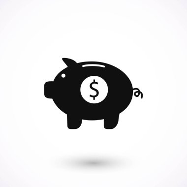 domuzcuk banka vektör simgesi