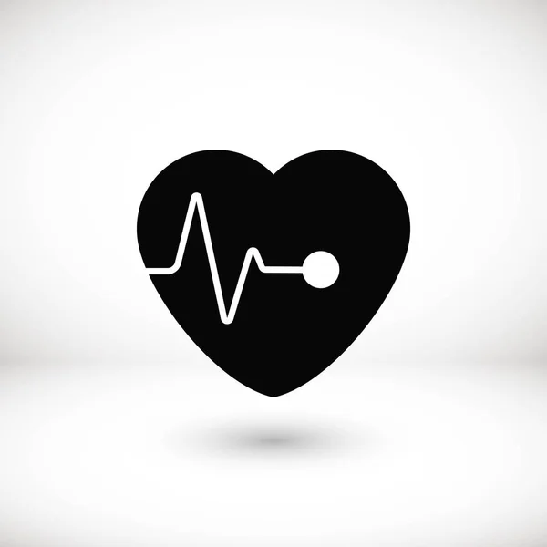 Herz-Vektorsymbol — Stockvektor