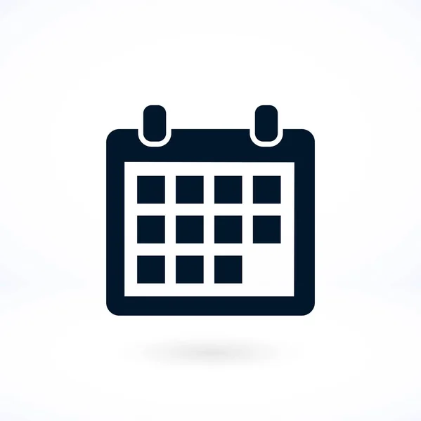 Calendario Icono vector — Archivo Imágenes Vectoriales