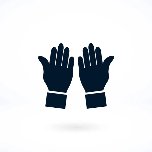 Pictogram van een hand vector — Stockvector