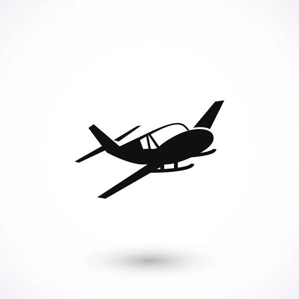 Icono de avión vector — Vector de stock