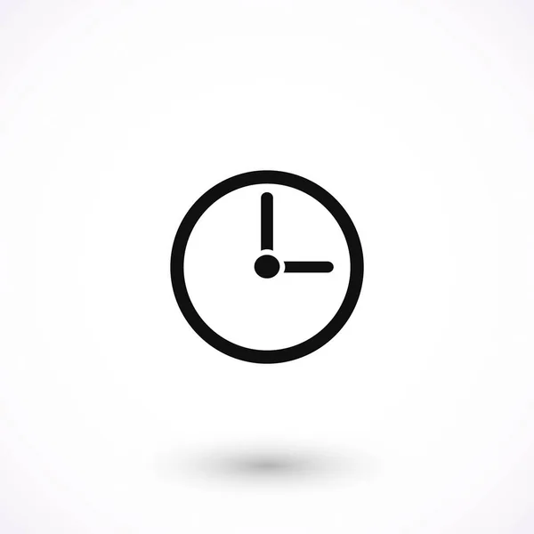 Reloj icono vector — Archivo Imágenes Vectoriales