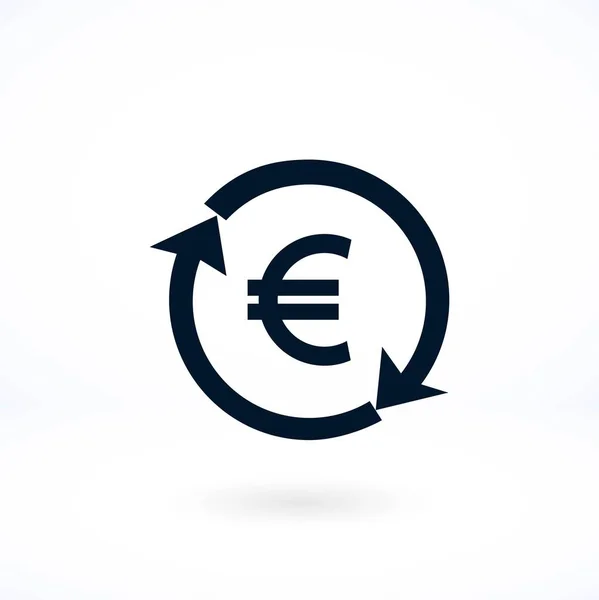 Geld converteren pictogram — Stockvector