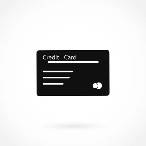 Credit card vector  icon — Stock Vector