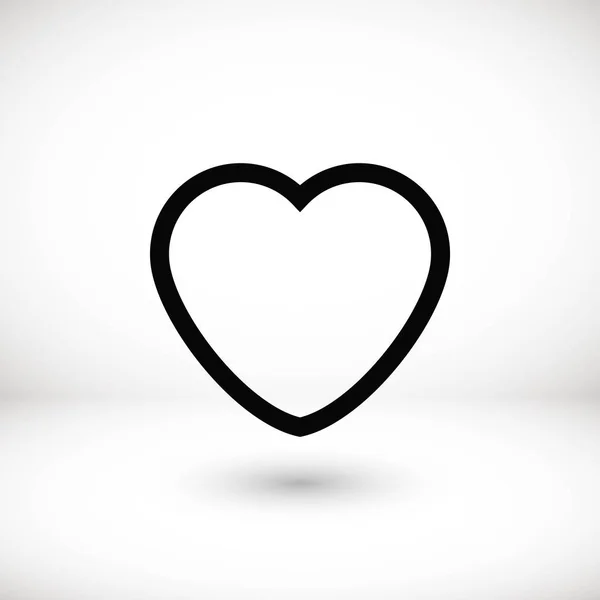 Vektorové ikony srdce — Stockový vektor