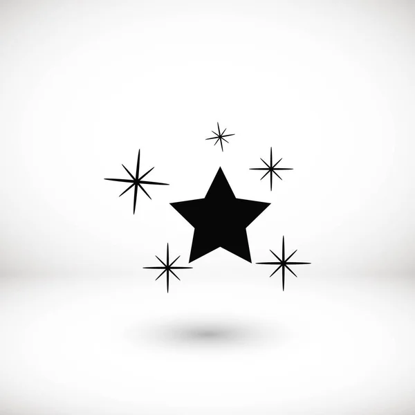 Stjärna vektor ikon — Stock vektor