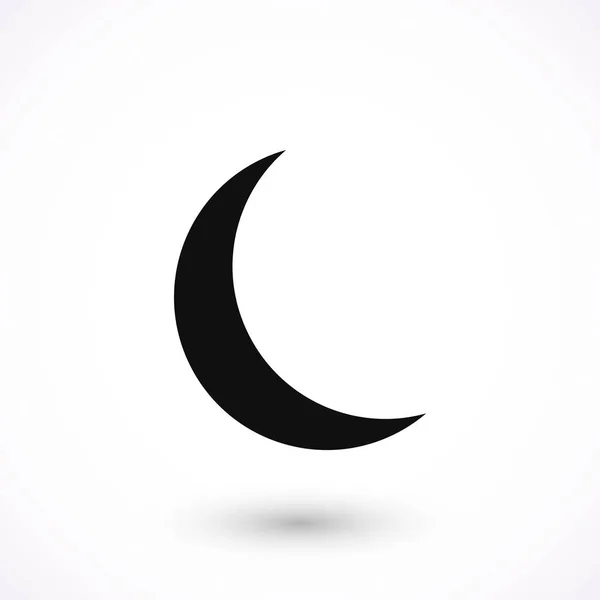 Moon icon vector — Stock Vector