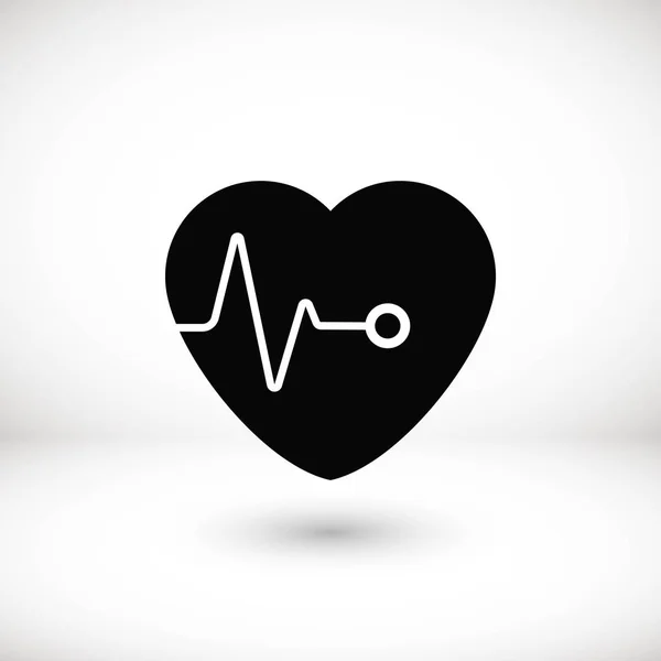Herz-Vektorsymbol — Stockvektor