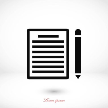 Kağıt simge vektör