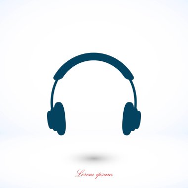 Kulaklık simge vektör