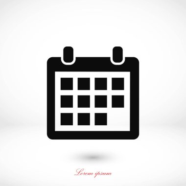 takvim simge vektör