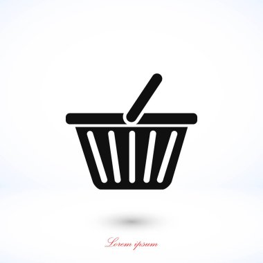 Alışveriş sepeti simgesi