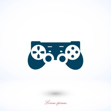 Oyun çubuğu simgesi. Vektör çizim