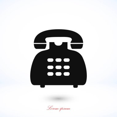 Telefon simge vektör