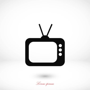 TV simge vektör