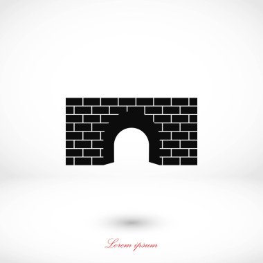 Köprü simge vektör