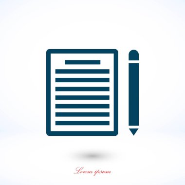 Kağıt simge vektör