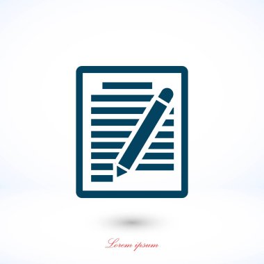 Kağıt vektör simgesi