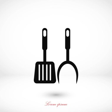 Barbekü simge vektör