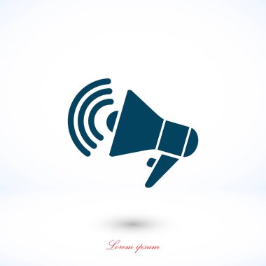 Hoparlör simgesi vektör