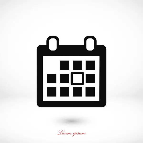 Calendar vector icon — Stock Vector