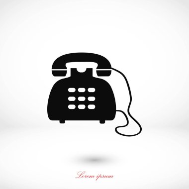 Telefon simge vektör
