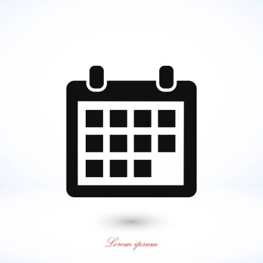 takvim simge vektör