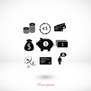 Finans ve para simgesi