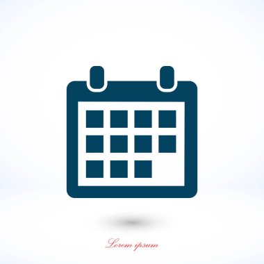 takvim simge vektör