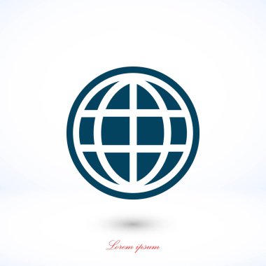 Dünya Vektör Simgesi