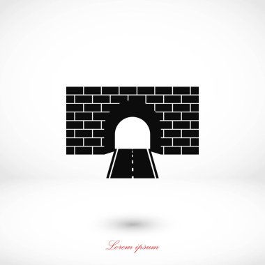 Tünel simge vektör